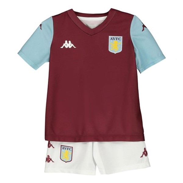 Camiseta Aston Villa Primera equipo Niños 2019-20 Rojo